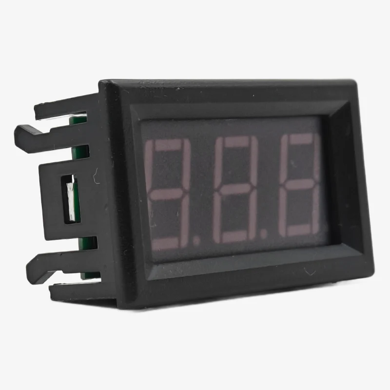 0.56 inch 0-100V DC Blue LED Two-Wire Digital Voltmeter Module - Image 4