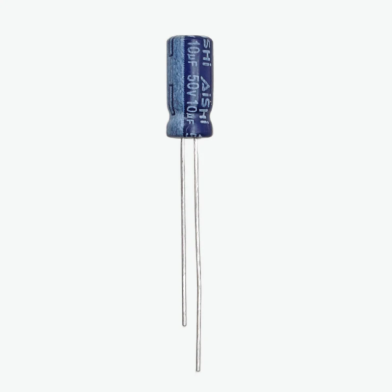 10uF 50V Radial Electrolytic Capacitor - Through Hole Package