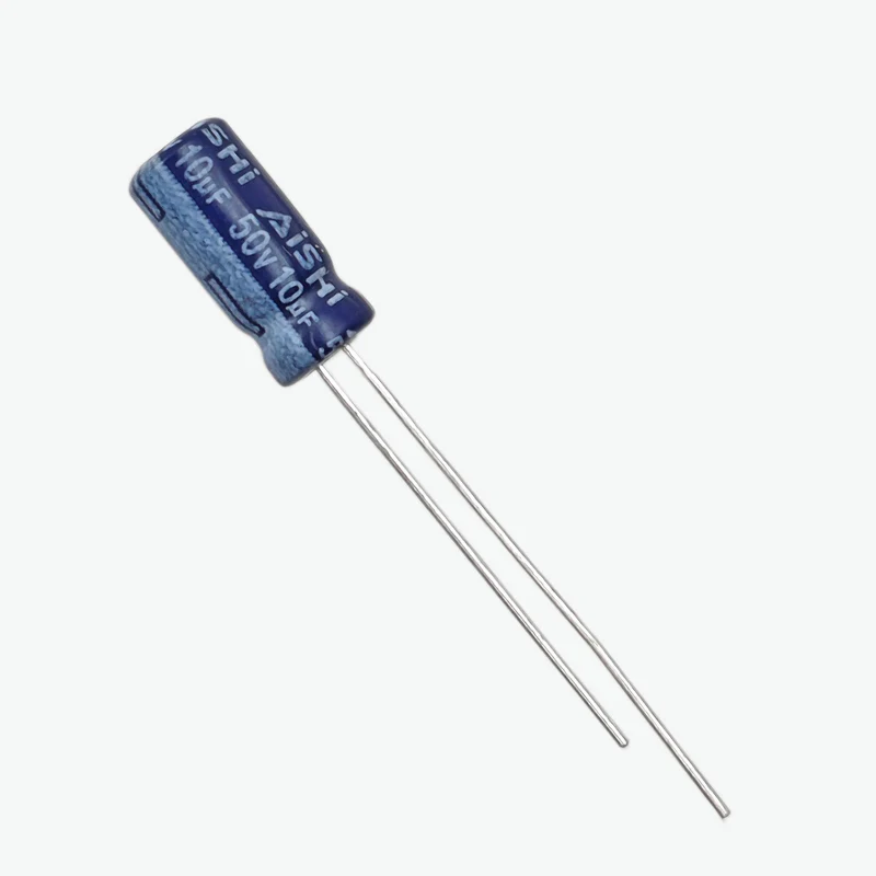 10uF 50V Radial Electrolytic Capacitor - Through Hole Package - Image 2