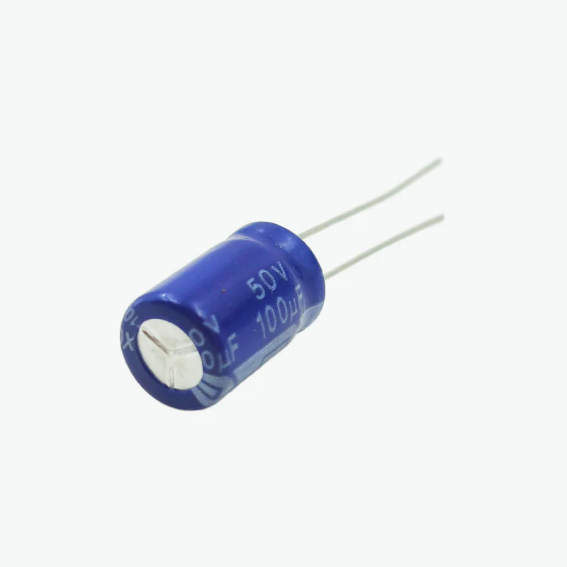100 µF 50V Radial Electrolytic Capacitor - Through Hole Package - Image 3
