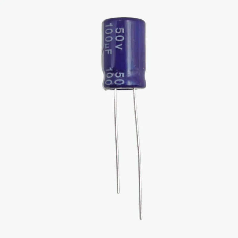 100uF 50V Radial Electrolytic Capacitor - Through Hole Package