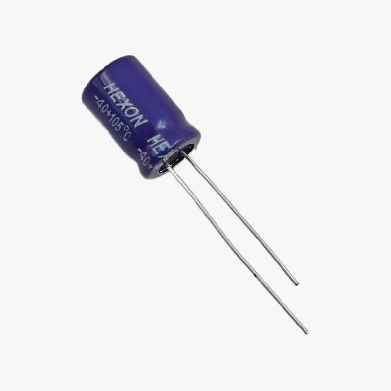 100uF 50V Radial Electrolytic Capacitor - Through Hole Package - Image 2