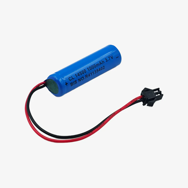 1000mAh 3.7V 14500 Li-ion Battery with BMS and JST Connector - Image 3