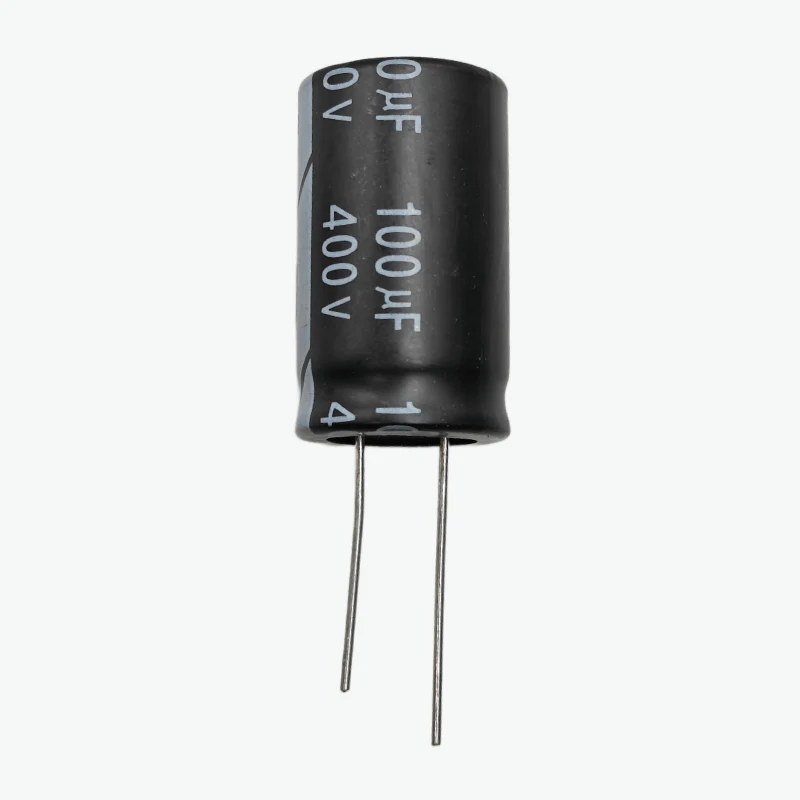 100uF 400V Aluminum Radial Electrolytic Capacitor (HY2G101M180300CD288-HYNCDZ) - Through Hole Package