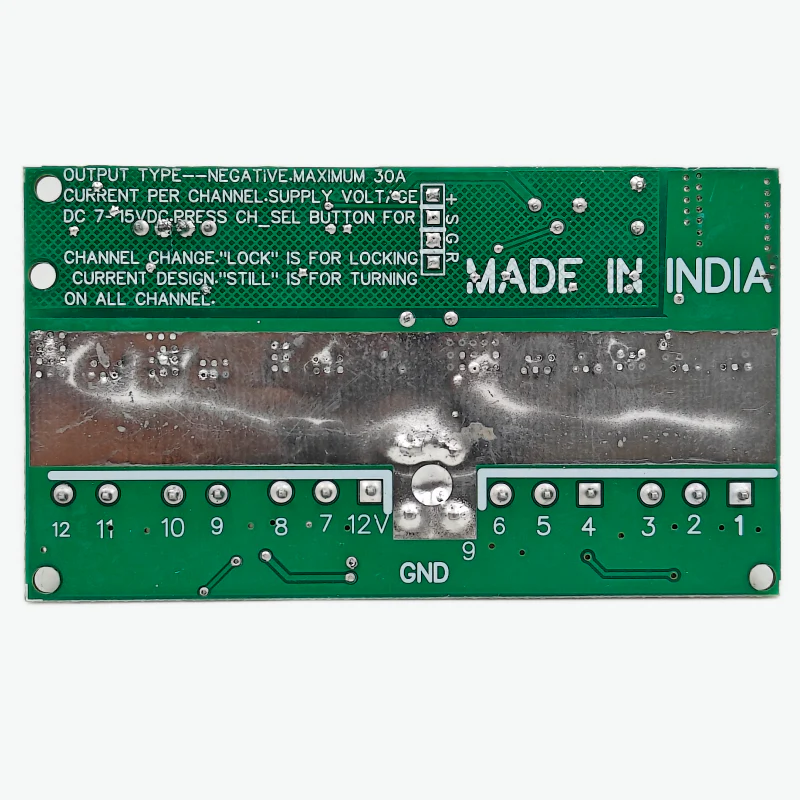 12 Channel 50A 7-15V DC Design Chaser Module - Image 3