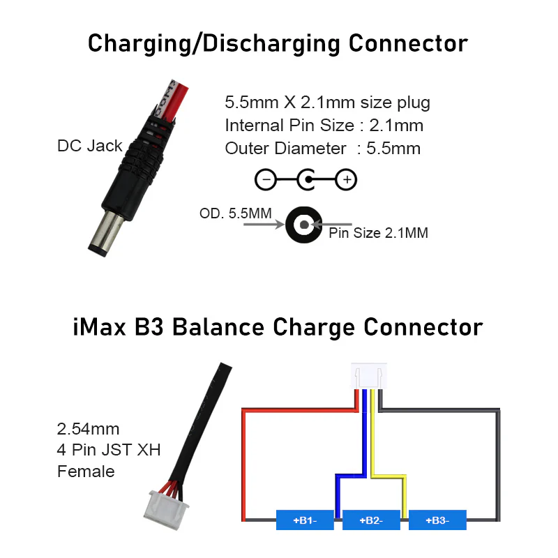 WATTNINE® 12V 1800mAh Rechargeable Lithium Battery Pack with Warranty (includes BMS & balance pin) for GPS, CCTV, Industrial and Commercial Application - Image 4