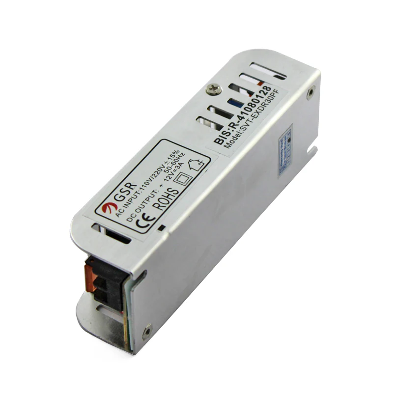 12V LED Strip Driver / AC to DC Converter / SMPS Module (3A, 36W) - Image 2