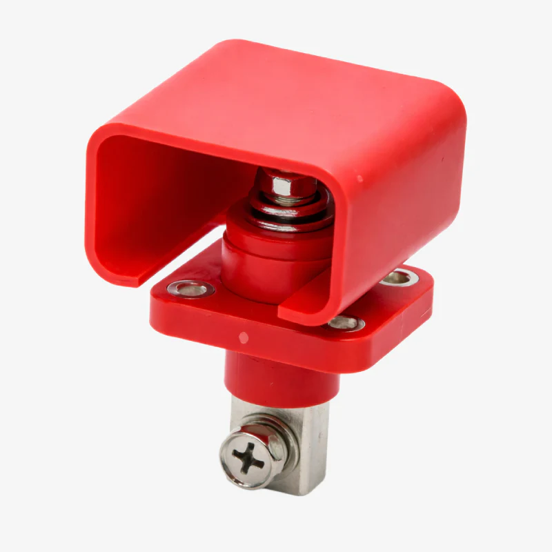200A Lithium Battery Terminal Block Wall Mount Power Distribution Terminal Red - Image 2