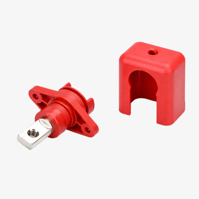 150A Lithium Battery Terminal Block Wall Mount Power Distribution Terminal Red - Image 2