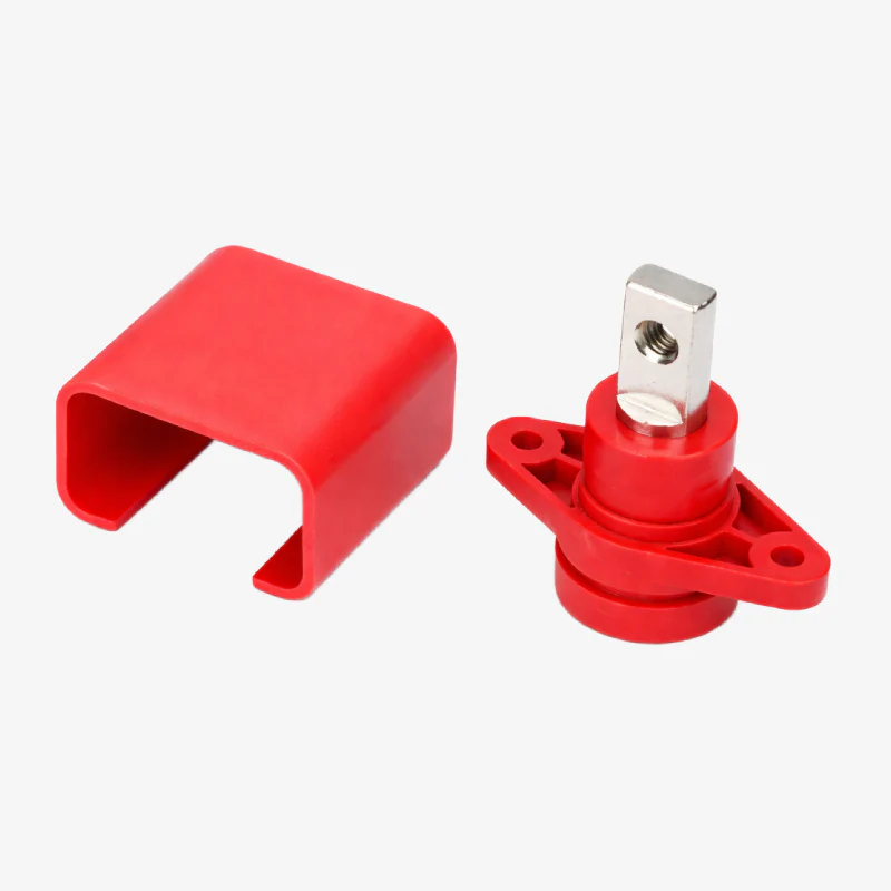 150A Lithium Battery Terminal Block Wall Mount Power Distribution Terminal Red - Image 3