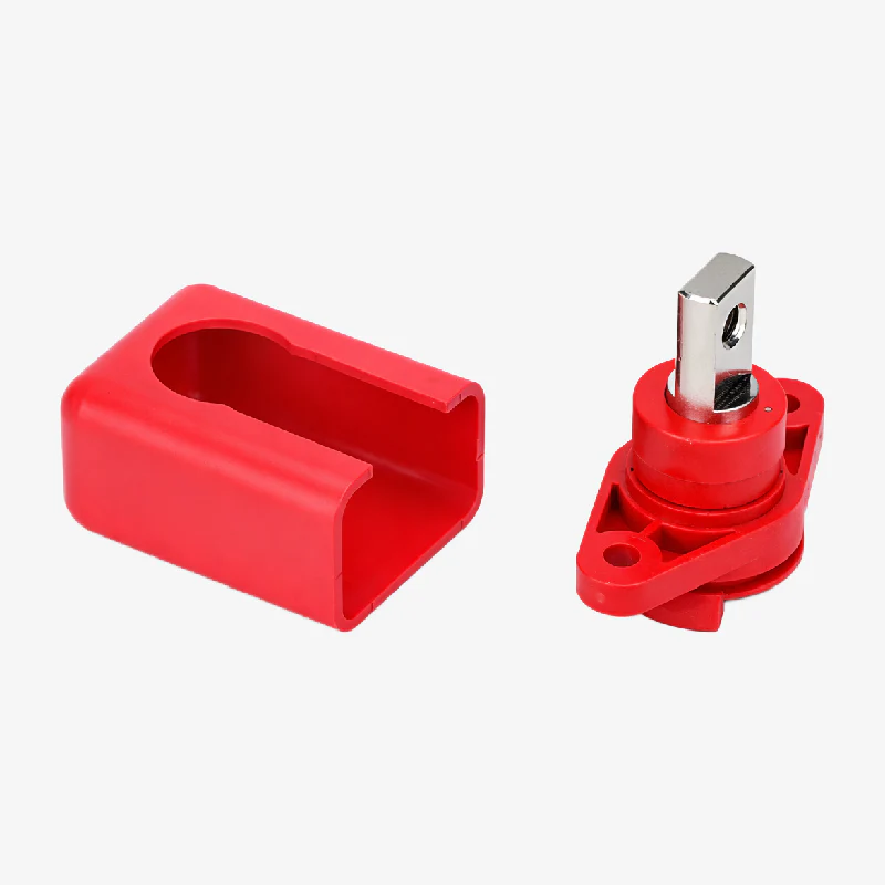 150A Lithium Battery Terminal Block Wall Mount Power Distribution Terminal Red - Image 4