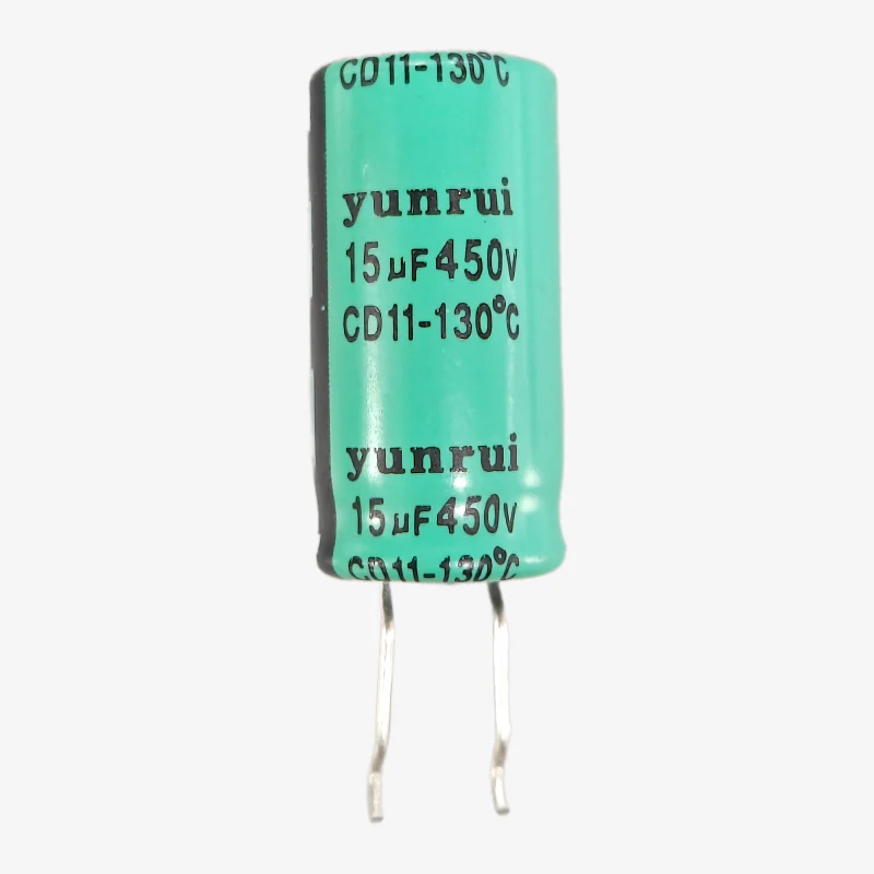 15uF 450V Radial Electrolytic Capacitor - Through Hole Package - Image 2