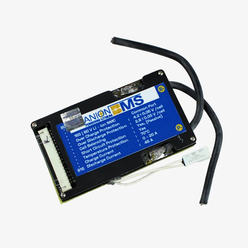 16S 59.2V 45A BMS for Lithium Ion NMC Battery With Cell Balancing (Common Port) - Image 2