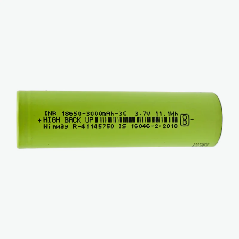 18650 Li-ion 3000mAh Rechargeable Battery - Winway - Image 3