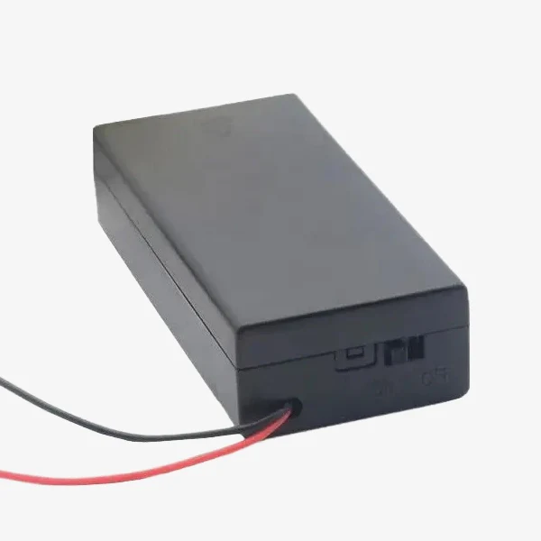 18650 x 2 Battery Holder with Cover and On/Off Switch - Image 2