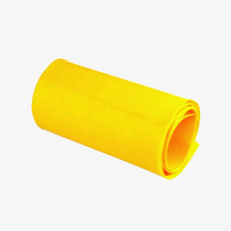 190mm PVC Heat Shrink Sleeve for Lithium Battery Pack - 1 Meter (Yellow) - Image 2