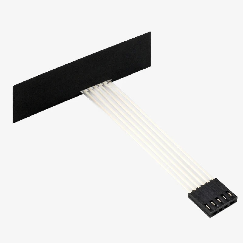 1x4 Matrix Membrane Keypad 4 Key Switch Module for Microcontrollers - Image 3