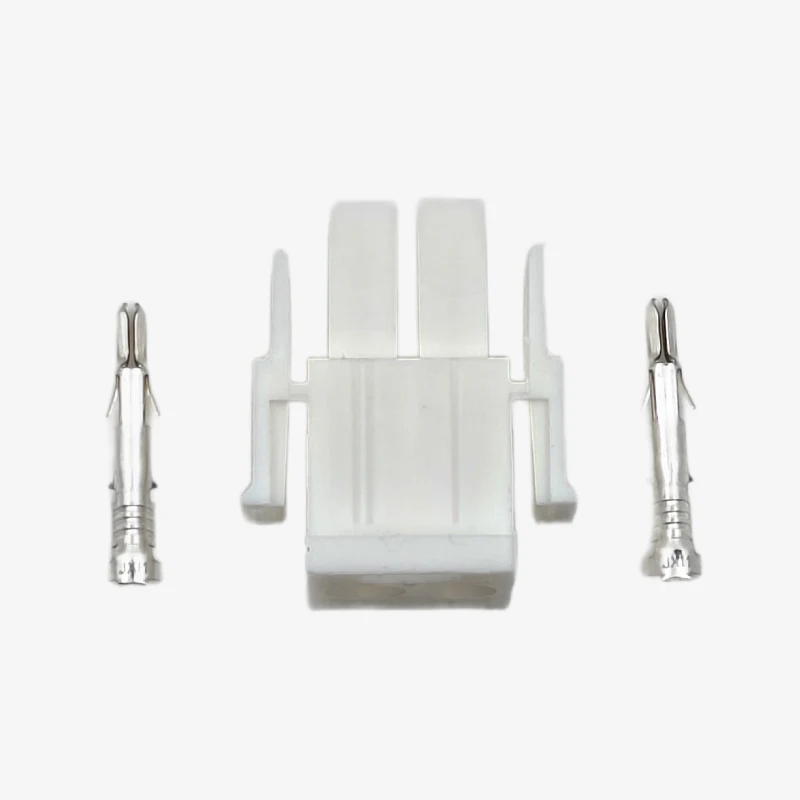 Molex 2.13mm Diameter MLX Power Crimp Housing Plug (2 Circuit) with MLX Male Crimp Terminal Set - Image 2