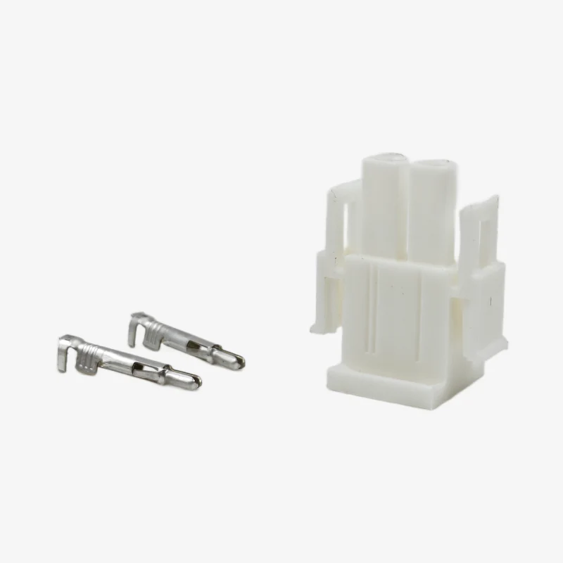 Molex 2.13mm Diameter MLX Power Crimp Housing Plug (2 Circuit) with MLX Male Crimp Terminal Set - Image 5