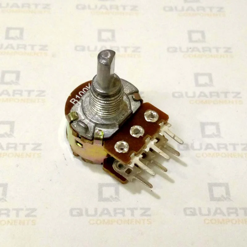 2 Gang/ Dual Rotary 100K Ohm Potentiometer - Image 2