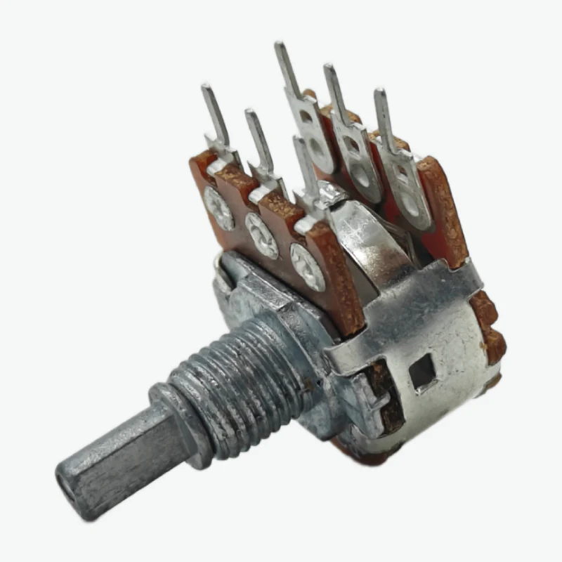 22K Ohm Dual Gang Rotary Potentiometer 6 Pin - Image 2