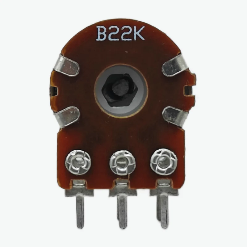 22K Ohm Dual Gang Rotary Potentiometer 6 Pin - Image 4