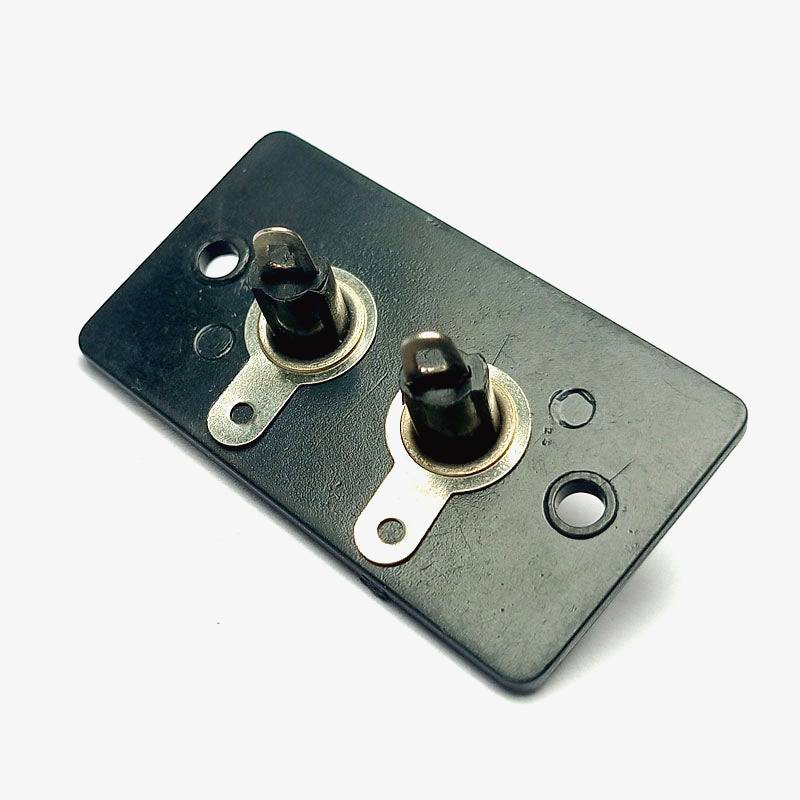 2-Way RCA Female Socket Connector - Panel mount - Image 3
