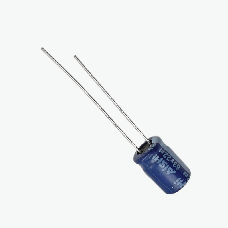 22 uF 63V Radial Electrolytic Capacitor - Through Hole Package - Image 3
