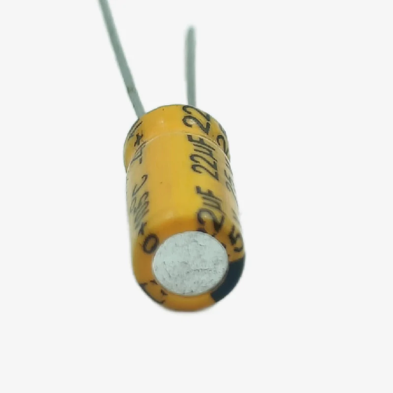 22uF 25V Aluminum Radial Electrolytic Capacitor - Through Hole Package - Image 3