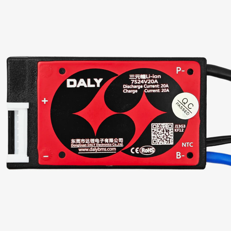 24V 7S 20A BMS Daly Waterproof BMS for Li-ion Cell (NMC) 25.9V - Image 4