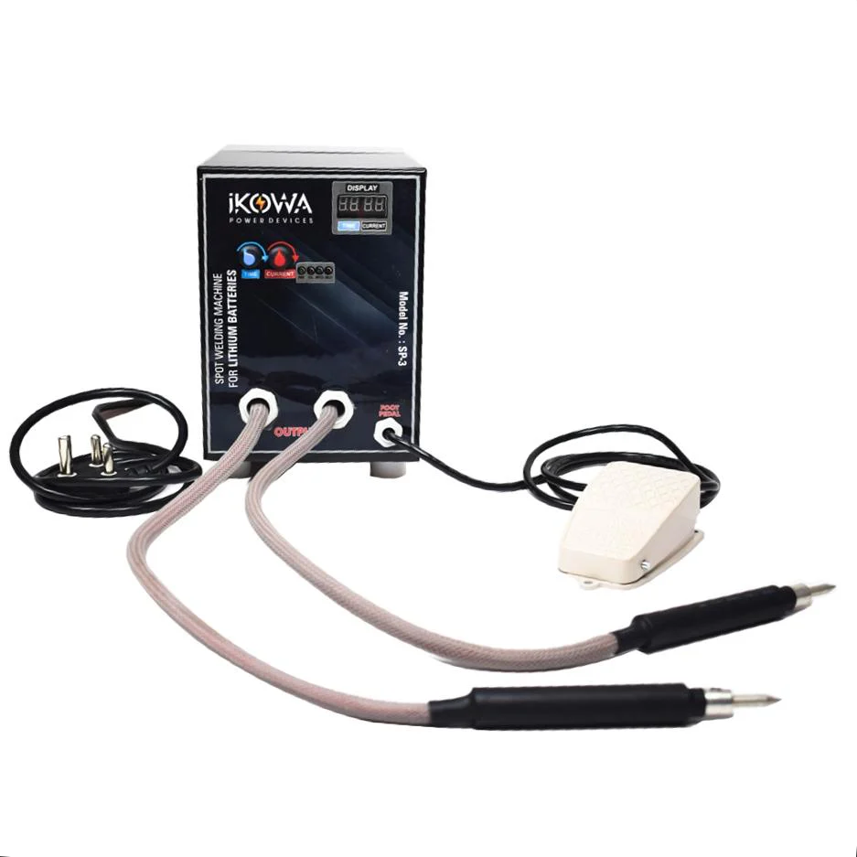 3KVA SP-3 Portable Lithium Cell Spot Welding Machine for Battery Pack - Includes Double Pen and Pedal