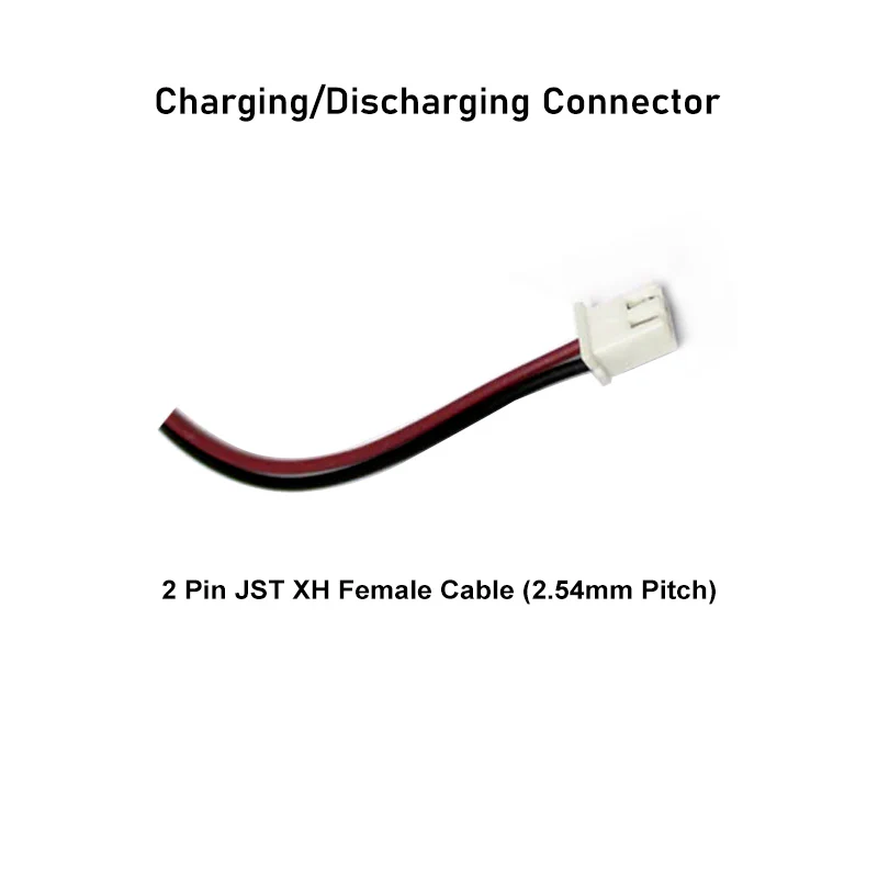 WATTNINE® 3.2v 6Ah LFP Cell with BMS and 2 Pin JST Connector - Image 4