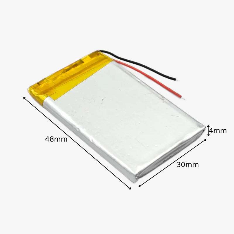 3.7V 800mAH Li-po Rechargeable Battery (KP-403048) - Image 3