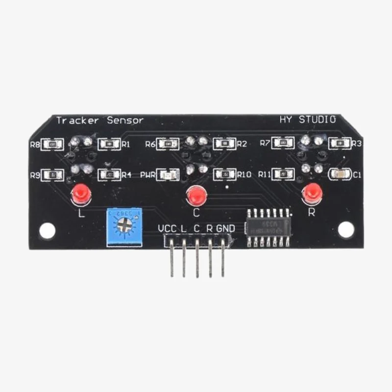 3-Channel IR Line Tracking & Path Detection Sensor Module - Image 4
