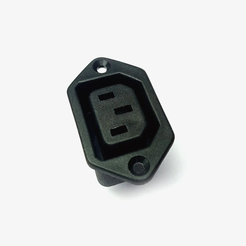 3-Pin Female Panel Mount AC Power Supply Socket - 10A 250V - Image 3