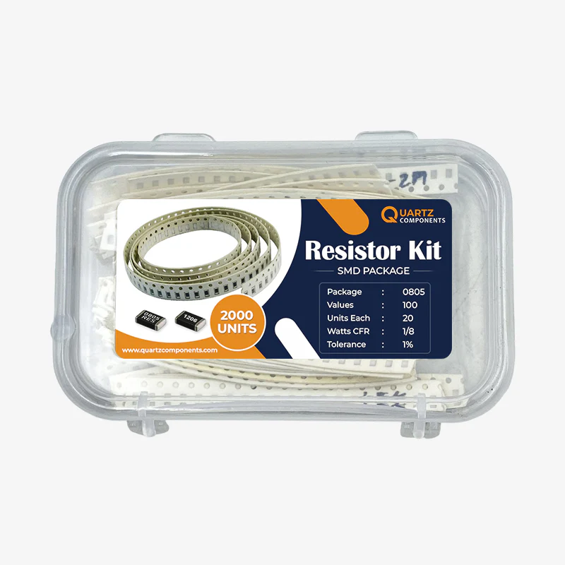 50 Sets 0805 SMD Resistor Kit from 2 Ohm to 3.3 M Ohm 1/8 Watt with 1% Tolerance - 1000Pcs - Image 3