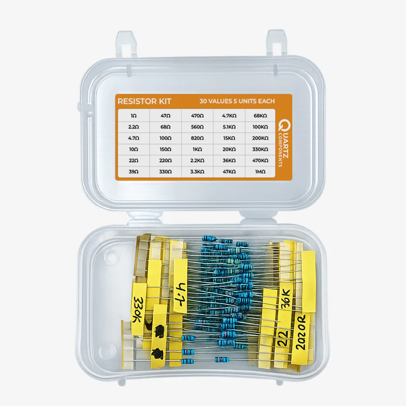 30 Sets DIP Resistor Kit from 1 Ohm to 1M Ohm 1/4 Watt with 1% Tolerance - 150Pcs - Image 4
