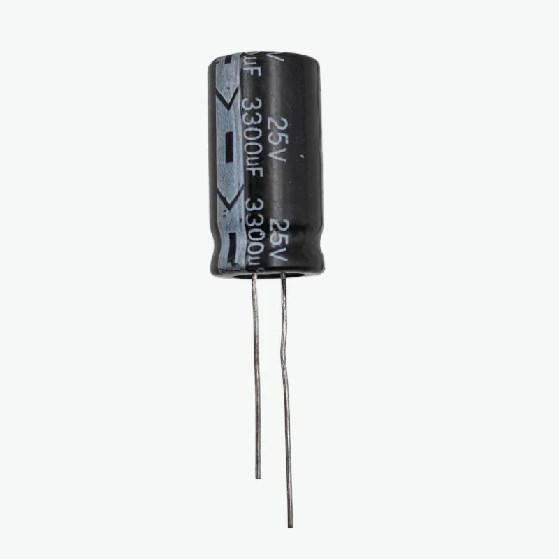 3300uF 25V Radial Electrolytic Capacitor - Through Hole Package