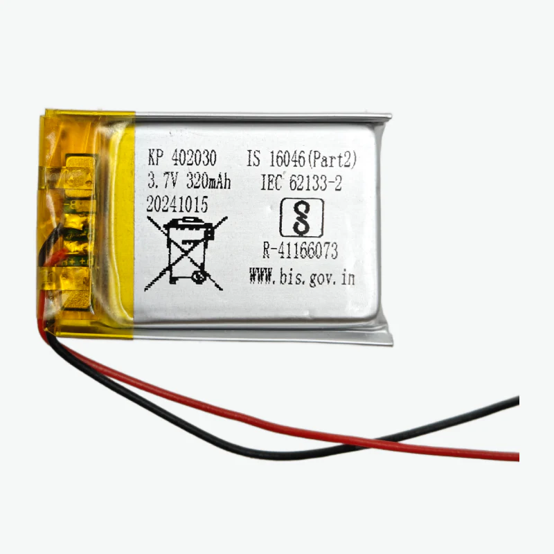 320mAH 3.7V Li-Po Rechargeable Battery (402030) - Image 2