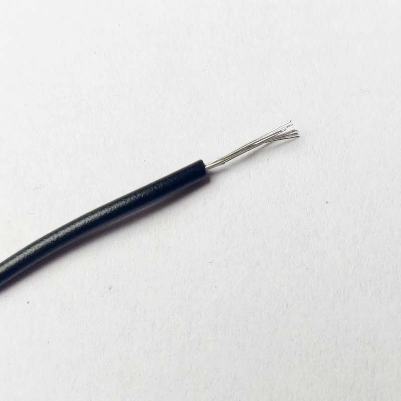 36AWG Multi Strand Wire 14/36 (Black - 1mtr)