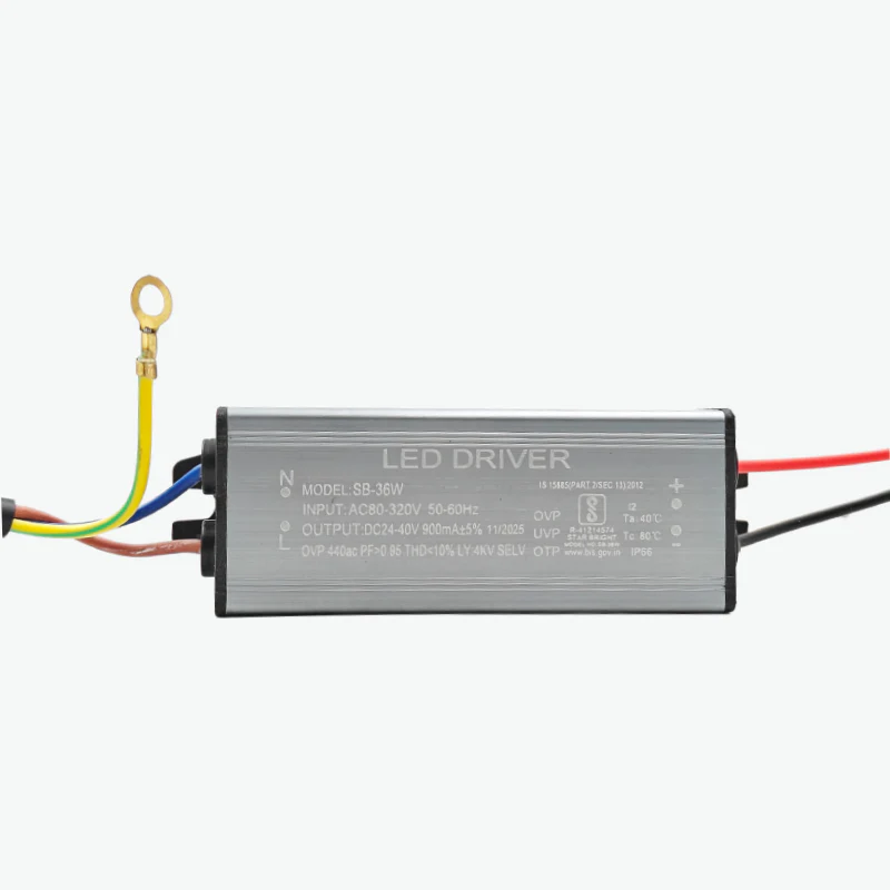 36W LED Driver Module with 900mA Output Current and 27-45V Output DC Voltage - Image 3