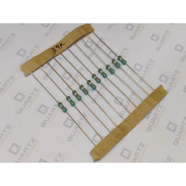 39K ohm, 1/4 Watt Resistor with 5% tolerance (Pack of 10) - Image 2