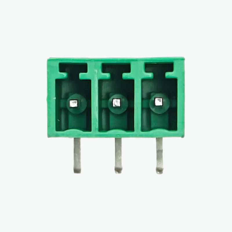 3Pin 3.81mm Pitch Pluggable PCB Mount Male Right Angle Terminal Block Connector - Image 2