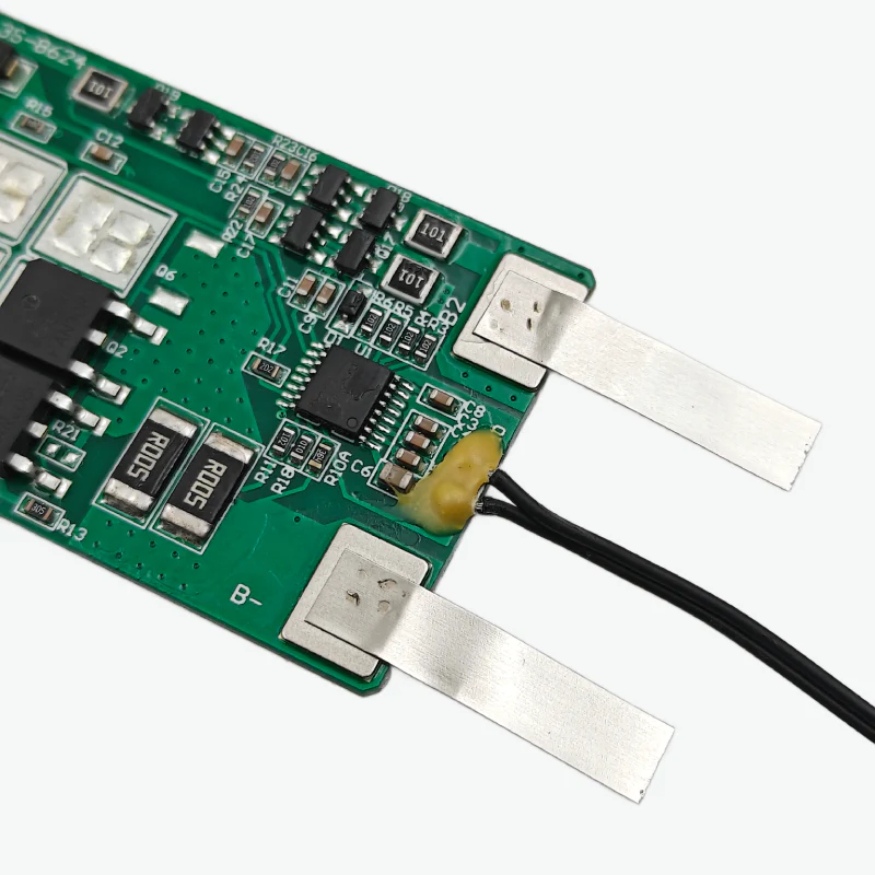 3S 10A Lithium Battery Protection BMS Module with Nickel Strip for 3.7V NMC cells - Image 3