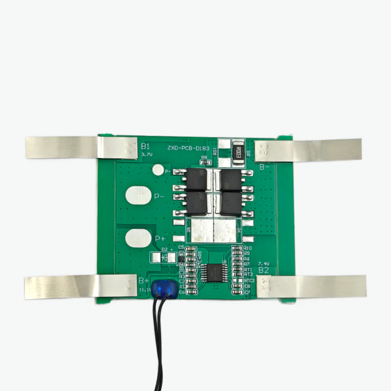3S 10A Lithium Battery Protection BMS Module with Nickel Strip for 3.7V NMC cells - Image 7
