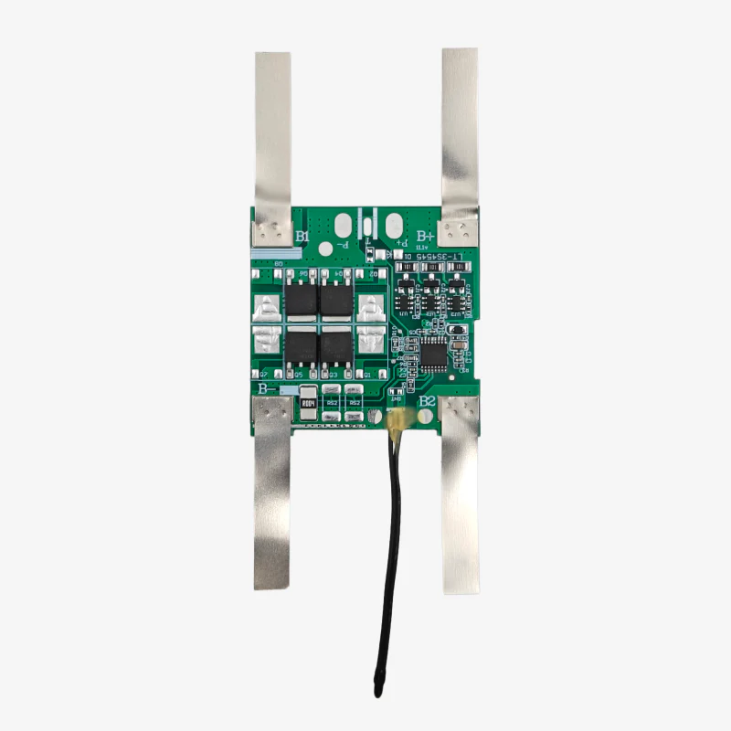 3S 10A Lithium Battery Protection BMS Module with Nickel Strip for 3.7V NMC Cells - Image 2
