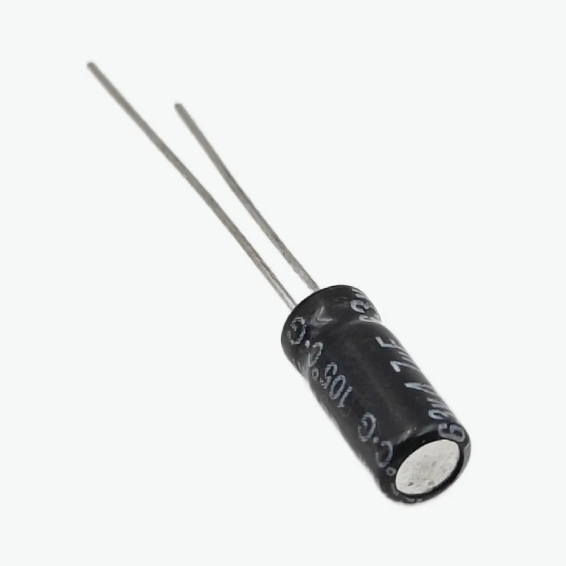 4.7uF 63V Radial Electrolytic Capacitor - Through Hole Package - Image 3