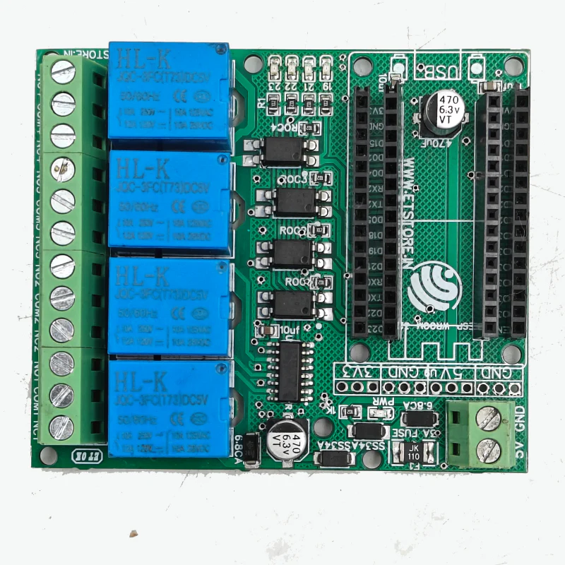 4 Channel Relay Board for ESP32 30 Pin 5V - Image 2