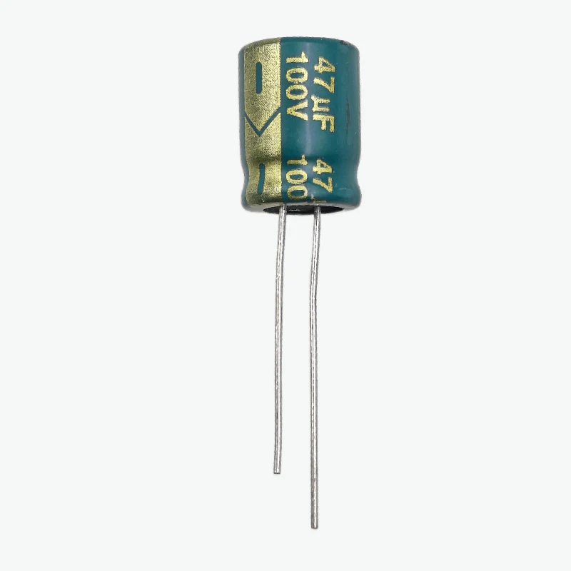 47uF 100V Radial Electrolytic Capacitor - Through Hole Package
