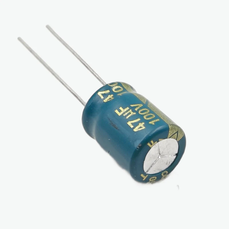 47uF 100V Radial Electrolytic Capacitor - Through Hole Package - Image 3